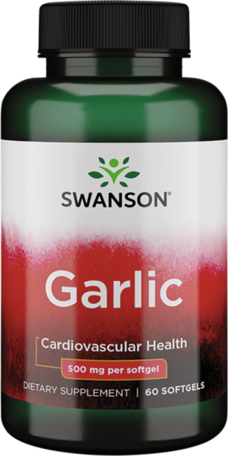 스완슨 갈릭 500mg 소프트젤, 1개, 60정