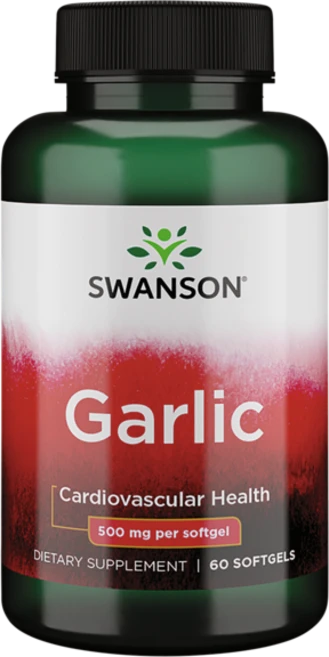 스완슨 갈릭 500mg 소프트젤, 1개, 60정 - 쿠팡