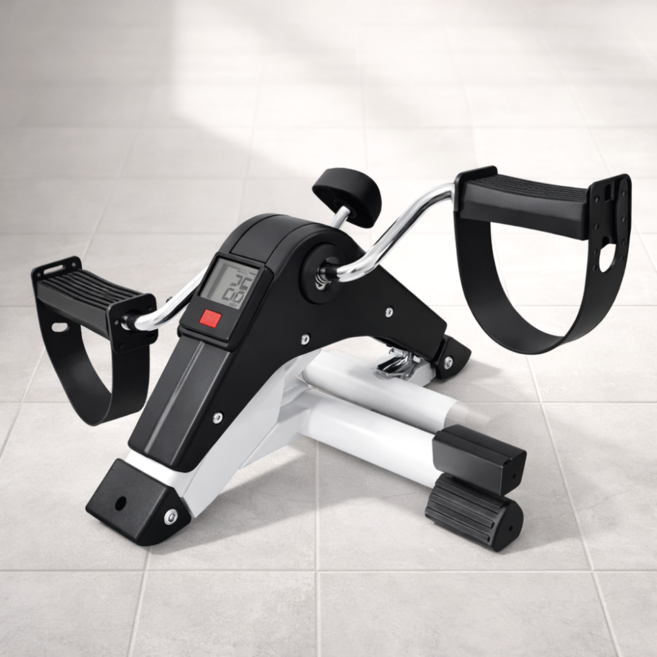 캐쉬린 실내 싸이클 가정용 저소음 자전거 부모님 재활 다리운동, 블랙, FREE