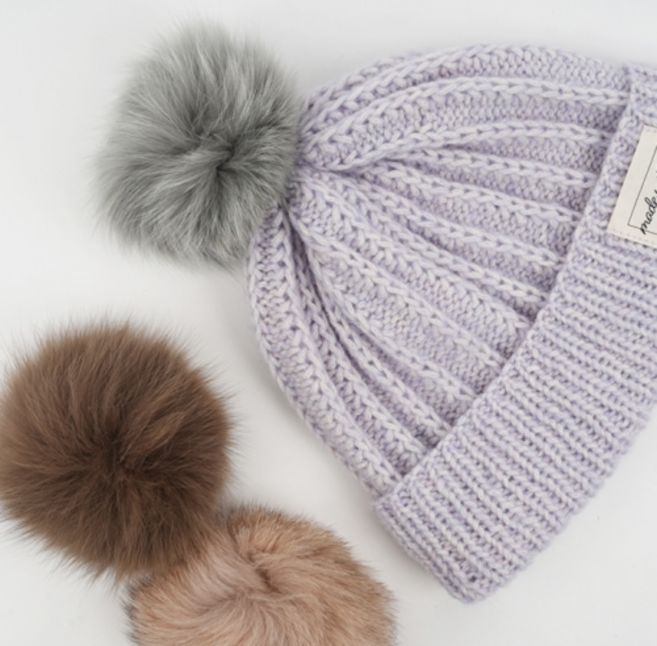 폭스퍼 폼폼이 (여우털 방울), 4. 다크레드 [20021], 1개