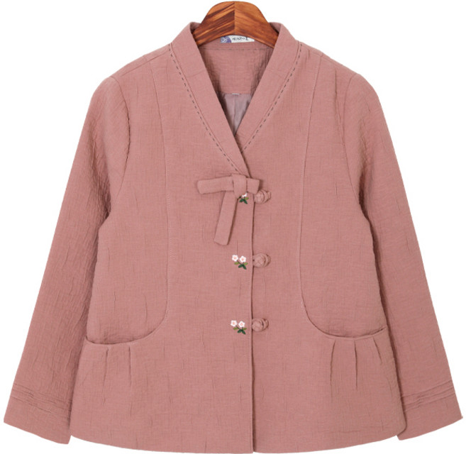 아리랑의봄 이중지 리본 저고리 법복 절복 생활한복 개량한복