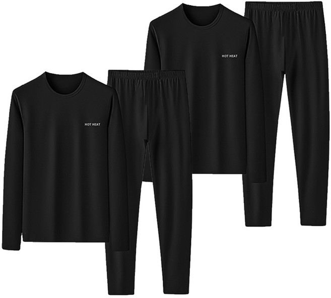 1+1 공유 남자 여자 히트텍 내복 발열내의 기모내복 세트