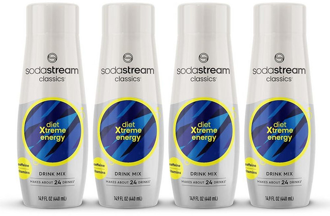 SodaStream 버라이어티 팩 드링크 믹스 0칼로리 450ml(14.8온스) (4팩), Orange Diet, 450ml