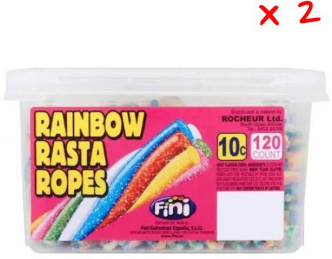 피니 레인보우 라스타 로프, 2개, 1.2kg