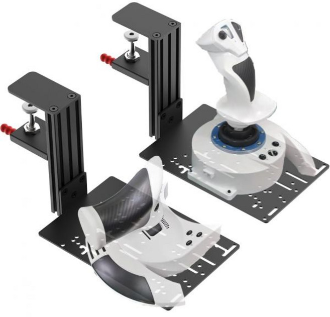 책상용 마운트 호환 가능 Thrustmaster T-Flight Hotas One 4 X T.Flight Stick 솔-R2 호사스 농장 스틱 TCA 쿼드런트 보잉 에디션 등, 책상용 마운트 호환 가능 Thrustmaster T-F