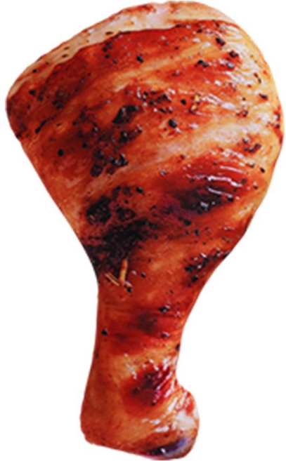 닭다리 쿠션 인형 인테리어 소품 선물 배게 음식인형 음식쿠션, 닭다리쿠션(70cm) - L