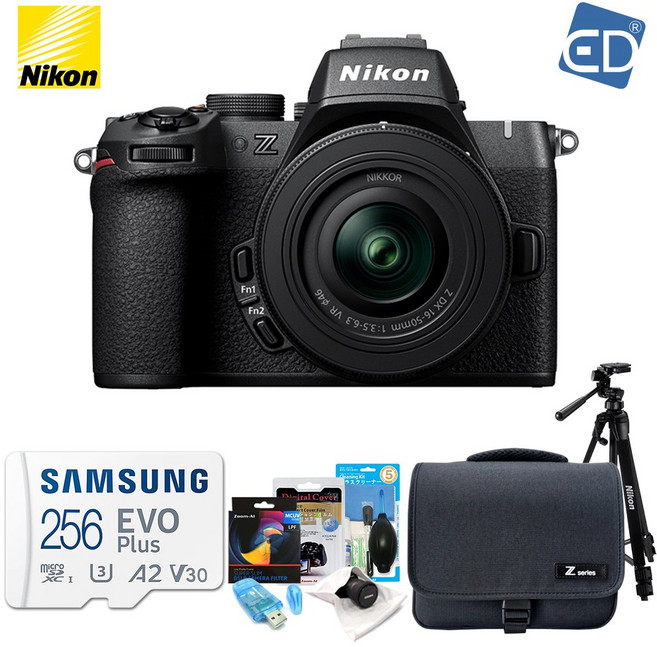 니콘정품 Z50II 16-50mm KIT 미러리스 +256G 패키지 /ED, Z50II 16-50 KIT 패키지