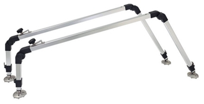 청수레져 받침틀 자립다리3 섶다리 자동다리, 검정과 메탈 혼합