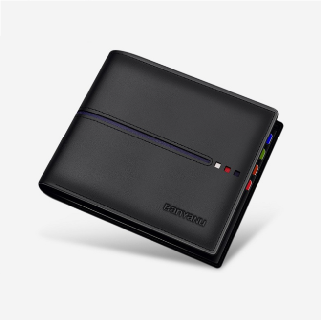 프리미엄 남성 소가죽 심플 슬림 반지갑 N2013