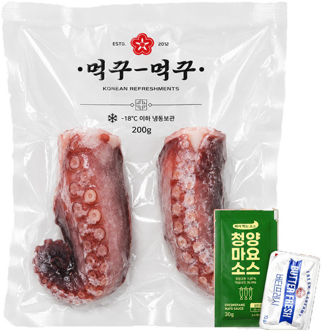 통족 가문어 오징어다리 냉동, 6개, 500