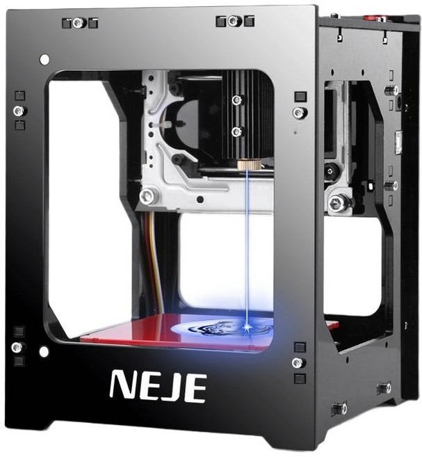 레이저각인기 DIY 마킹기 소형 레이저패커 레터링 유리 금속 8 * 3, 1000mw 레이저 튜브 부속품, 1개