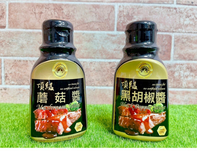 新光 蘑菇醬 黑胡椒醬, 1個, 蘑菇醬(葷)