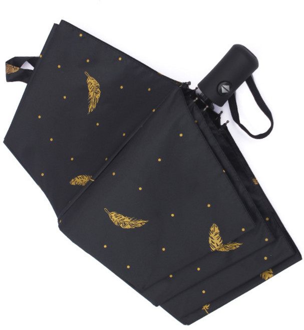 리바시안 튼튼한 암막 자동 UV 자외선 차단 양산