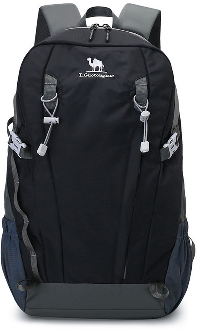 대용량 여성 남자 등산배낭 초경량 방수 내마모성 아웃도어 백팩 여행 하이킹 30L, 블랙