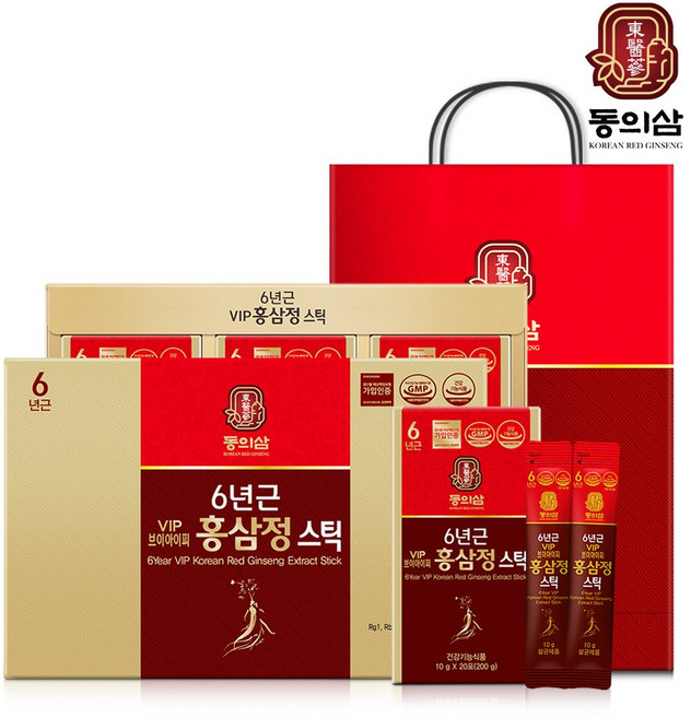 6년근 VIP 홍삼정스틱(100포), 1정, 1개