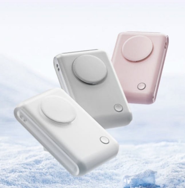 레이루 허리에차는 시원한 몸풍기 옷에거는 휴대용 선풍기 목에거는 저소음 넥풍기, 그레이