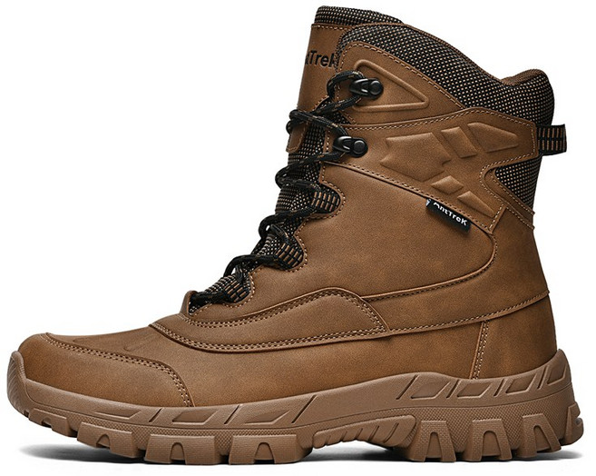 버룬터 남성 등산화 미끄럼방지 발목보호 경량 아웃도어 훈련용 편안한 착용 가성비