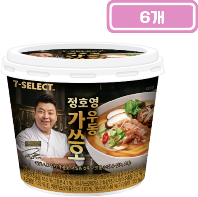 PB)정호영가쓰오우동217g, 6개, 217g