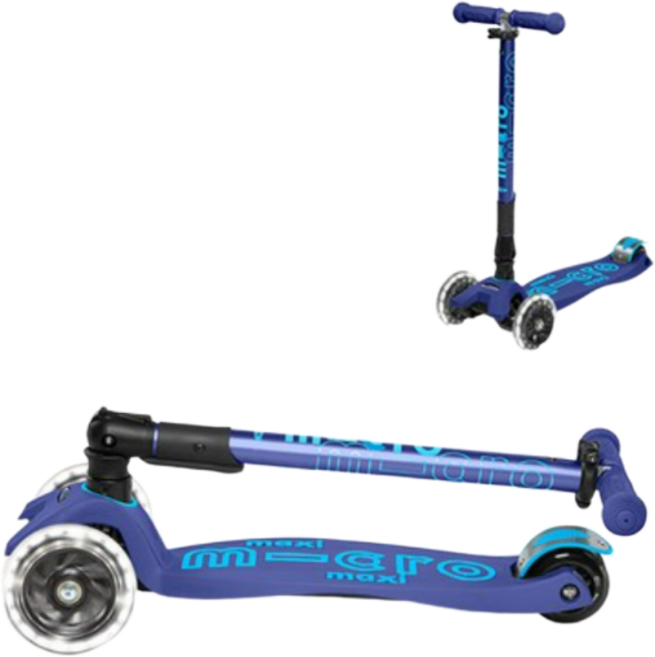 마이크로킥보드 맥시T 폴더블 디럭스 LED, 페트롤그린, 1개