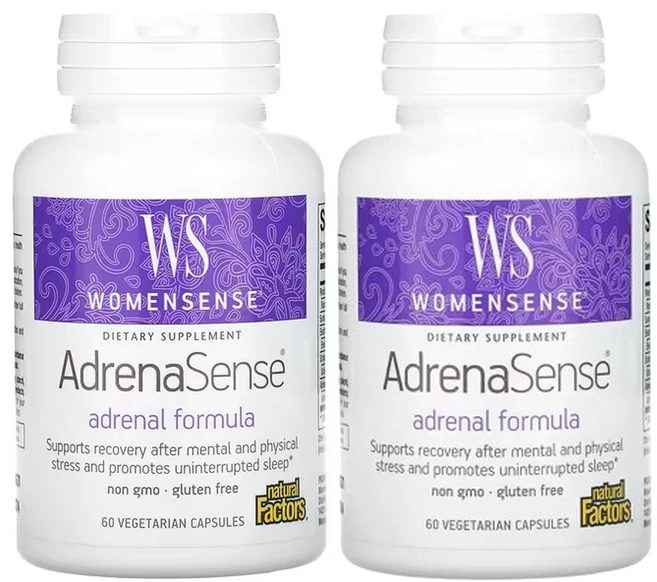 네추럴팩터스 우먼센스 아드레센스 부신포물라 베지 캡슐 60 정, 2개, 60정 - 쿠팡