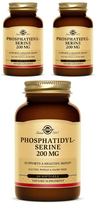 솔가 포스파티딜세린 200mg 소프트젤, 60정, 3개