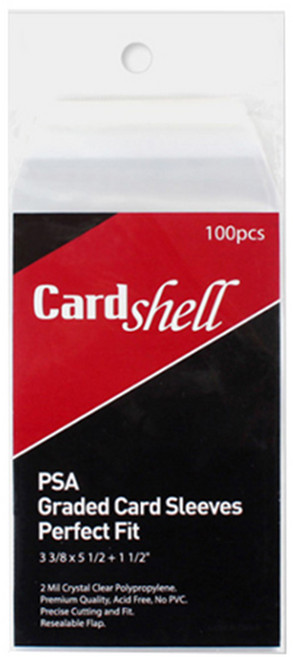 카드쉘 포카 슬리브 PSA 팀백 86mm x 140mm + 37mm 50매, 투명, 1개