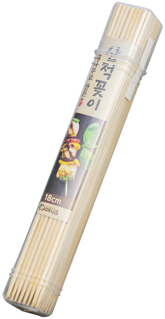 생활미소 대나무로 만든 산적꽂이 80입, 1개, 80개입