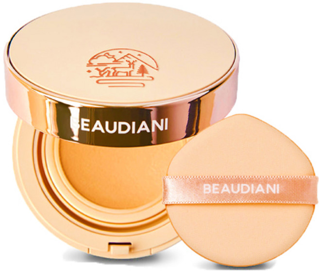 뷰디아니 승무원팩트 면세점 커버력좋은 모공 승무원 고체 물광 광채 파데 커버 쿠션 팩트 파운데이션 묻어나지 않는 커버력좋은 쿠션팩트 쿠션파데 메쉬쿠션 12g, [본품] 내추럴데일리 1호,1개, 1개