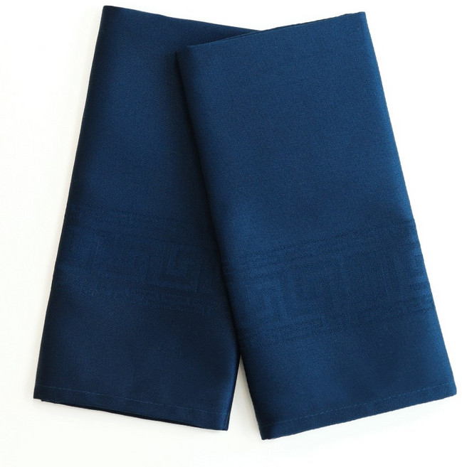 쉬라즈리빙 바리스타 린넨 타월 냅킨 순면, 5개, 네이비