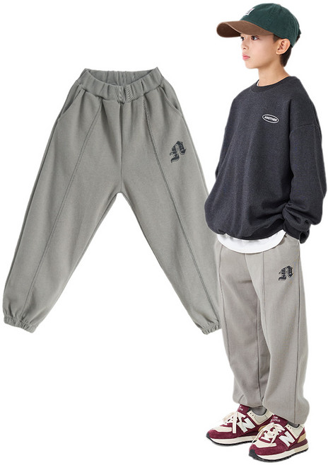 더베이지 가을 주니어 남아 트레이닝 바지 유시 조거 팬츠 B4763