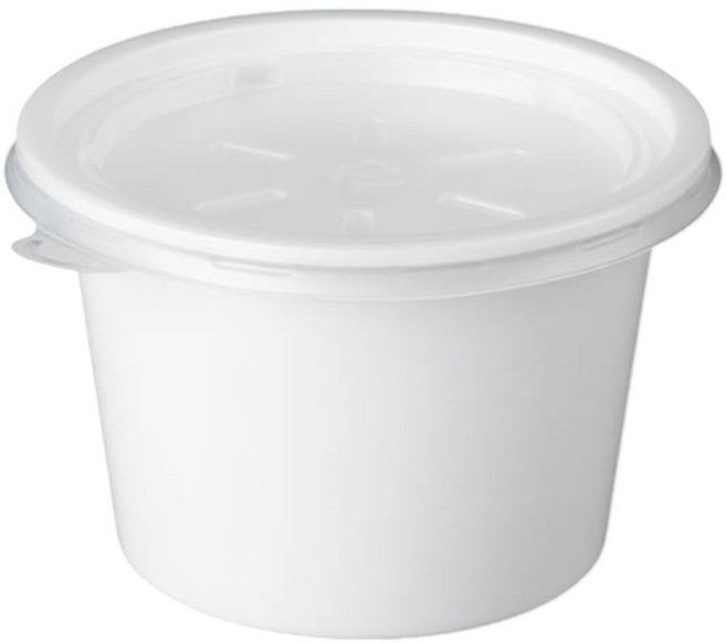 소호팩 다용도컵 95파이 대 백색 국용기, 100개, 1세트