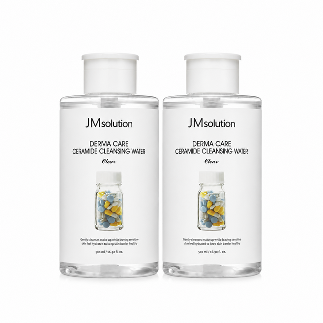 제이엠솔루션 더마 케어 세라마이드 클렌징 워터, 2개, 500ml