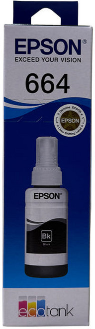 엡손 정품 잉크 T664 L655 L1455 M105 M205 L605 무한잉크, 1개, [정품]T664 검정
