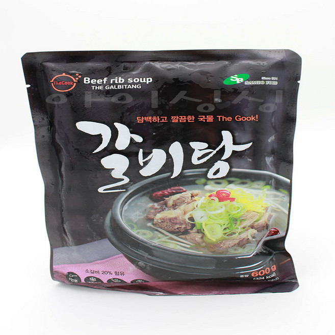 [아이싱싱] 삼보 더국 갈비탕, 600g, 10개