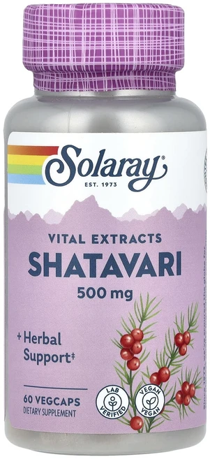 몸관리하세요 겨울입니다 Solaray 샤타바리 뿌리추출물 500mg 베지 캡슐 60정 특별관리진행, Solaray샤타바리뿌리추출물500mg베지캡슐60정, 1개 - 쿠팡