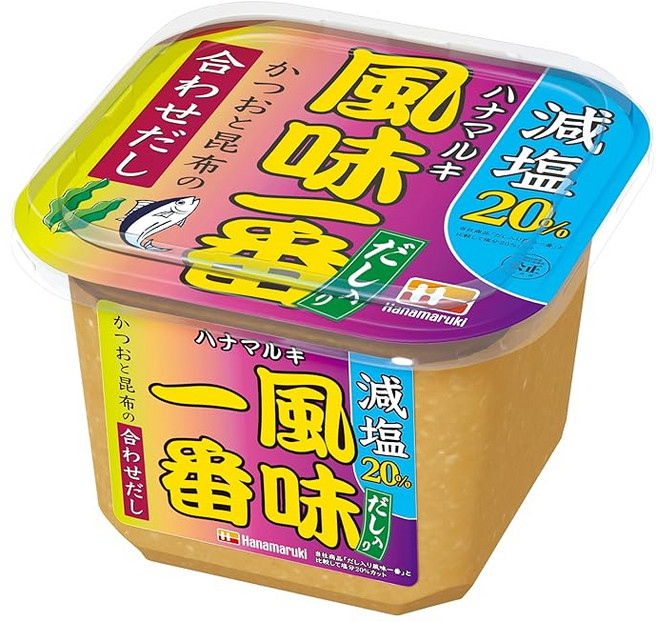Hanamaruki 하나마루키 다시이리 후미이치방 저염 미소된장 650g, 1개