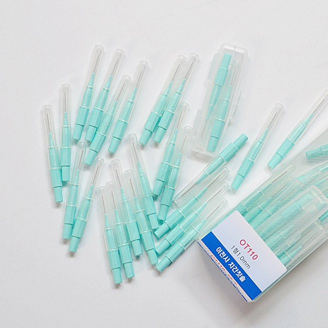 이천사 치간칫솔 OT110- 1형 치간칫솔 1.0mm I형 S, 50개, 1세트, 1mm