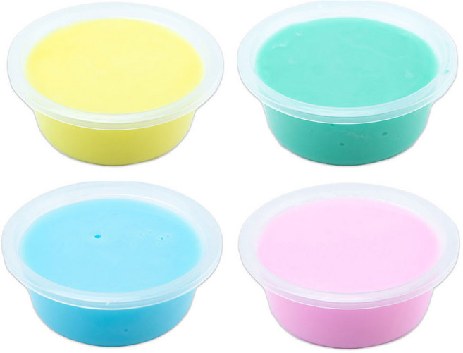 UB toy 바풍 슬라임 대용량, 4개, 4컬러 골고루, 300g