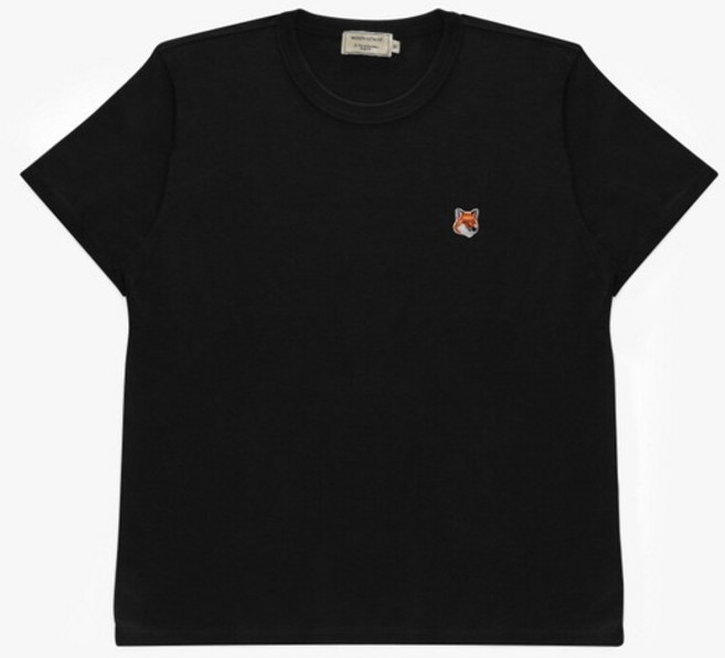 [명품]메종키츠네 MAISONKITSUNE AW00103KJ0005 P199 여성 반팔티 AW00103KJ0005BK