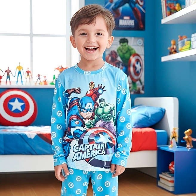 정품 캐릭터 유아 아동 실내복 남아 상하세트