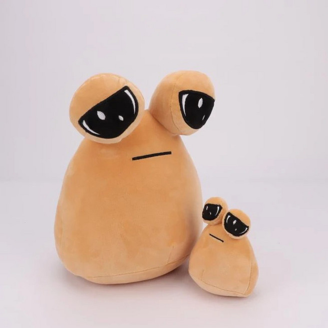 슬픈 눈 달팽이 포우 봉제 애착 인형, 1개, 빅사이즈 파우치 쿠션, 30cm