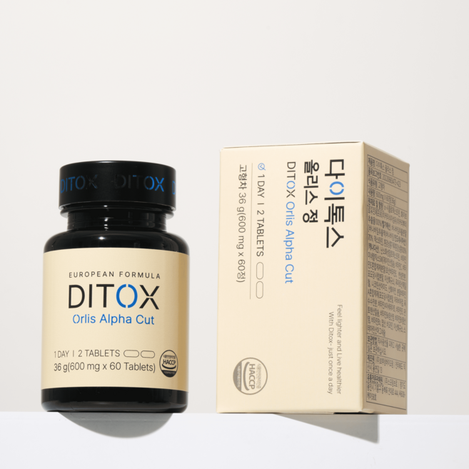 다이톡스 올리스정 이중흡착 알파시클로덱스트린 알파CD, 1개, 60정