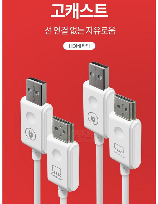 프로젝터매니아 무선 HDMI타입 화면전송 PC 무선미러링 동글이 송수신기, 무선 송수신기 HDMI타입, 1세트