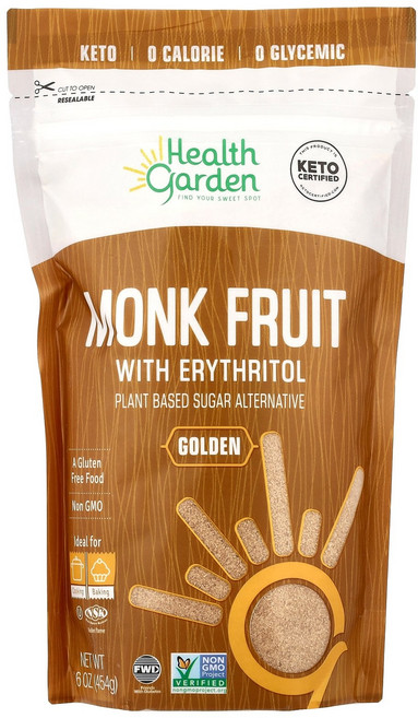 헬스가든 110112 100% 나한과 감미료 골든 453g, 헬스가든 110112 100% 나한과 감미료 골든 45, 1개