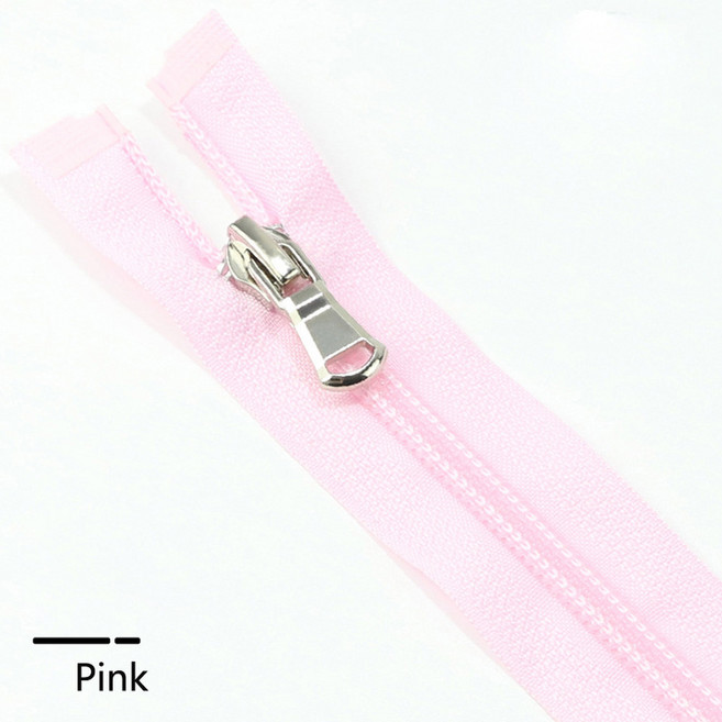 공예 40-80cm 인치) 5 오픈 겉옷 13 의류 나일론 (15-31 엔드 액세서리 색상 재단사 지퍼 # 재봉 지퍼, 5#, Pink, 80CM, 1개