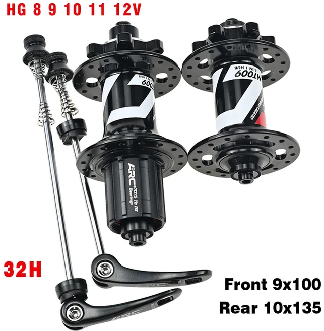 ARC MTB 허브 28H / 마이크로 스플라인 12 속도 디스크 베어링 폴 114 클릭 HG 9 MS Sram XD, 02 HG 32H QR, 1개