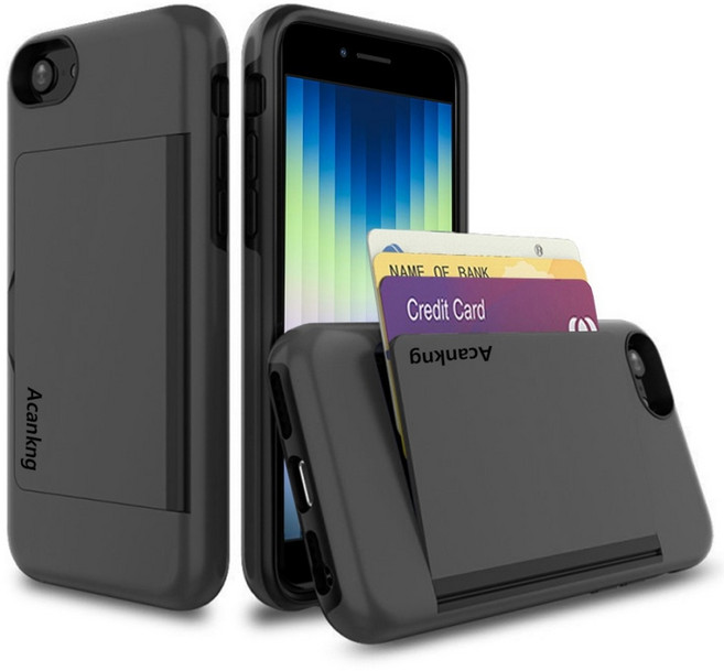 아칸크 카드 수납 범퍼 하드 휴대폰 케이스