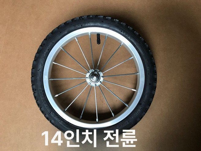 리어카 바퀴 손수레 휠 구르마 핸드카 운반 농업용, 1개, 14인치 앞바퀴