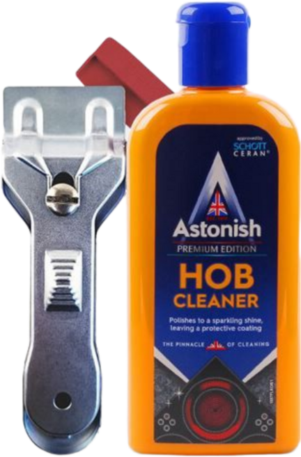 아스토니쉬 인덕션 하이라이트 클리너 235ml + 전용 스크래퍼 (1세트), 아스토니쉬 인덕션 하이라이트 클리너 235ml 전용 스, 1개