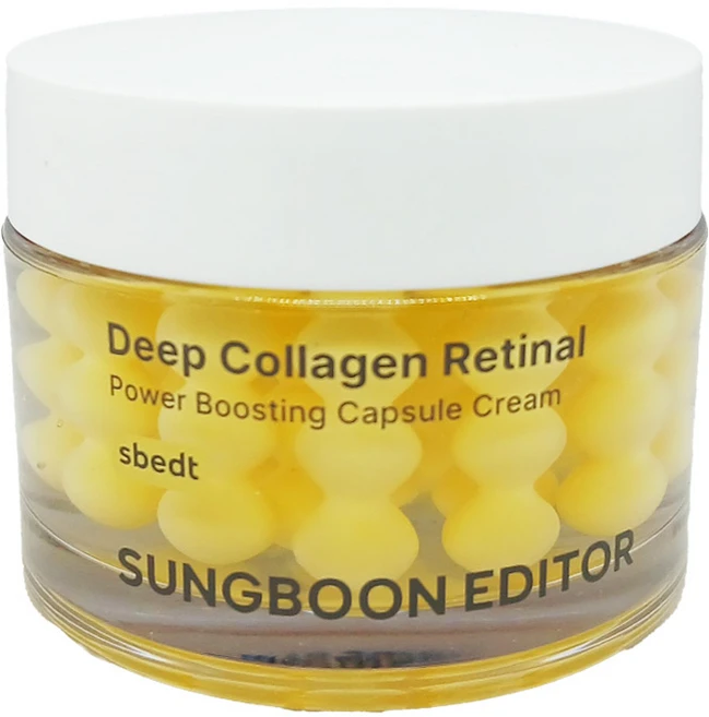 성분에디터 딥콜라겐 레티날 노른자 고영양 캡슐 크림, 1개, 50ml - 쿠팡